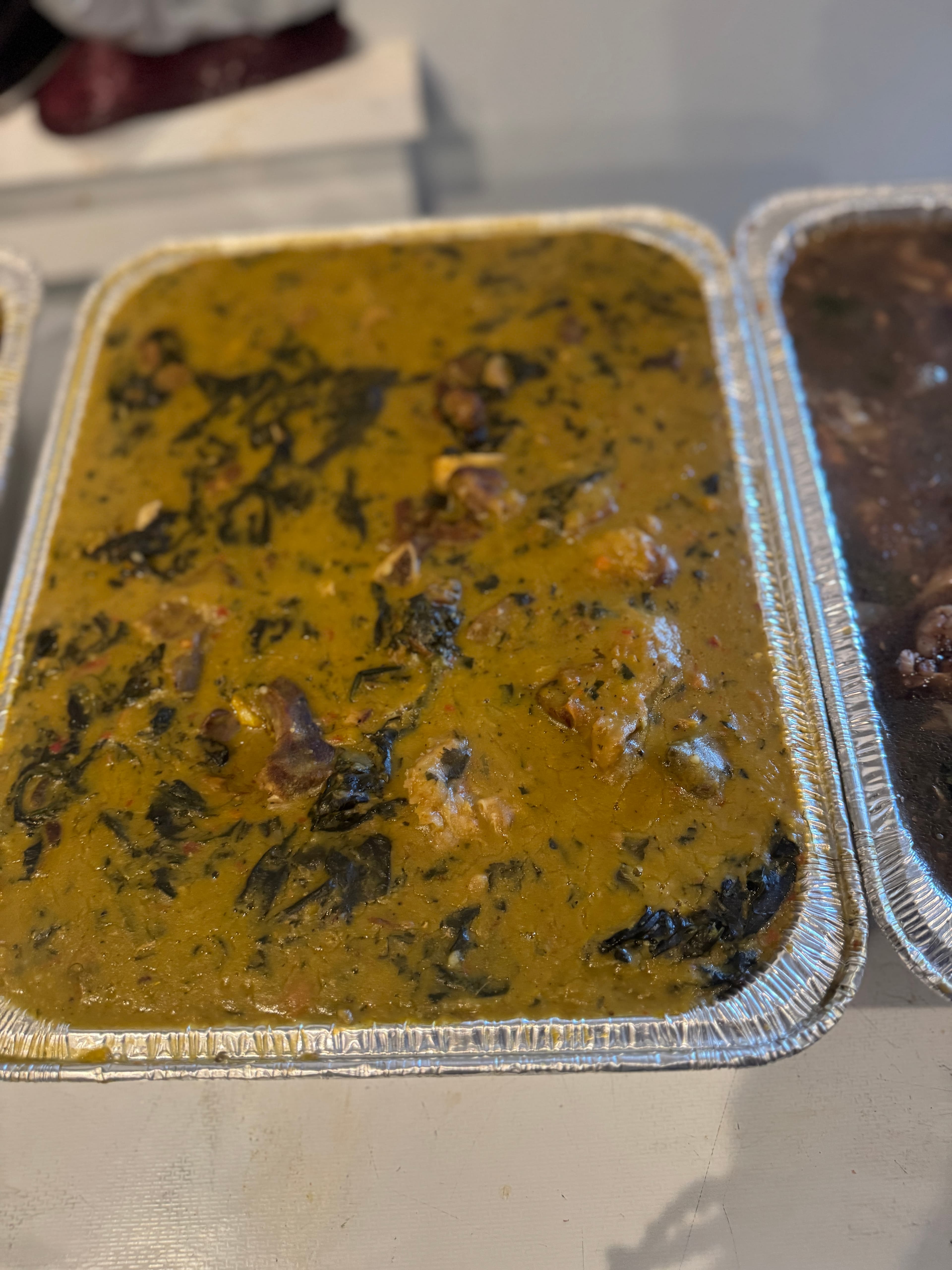 Bitterleaf, Swallow & Assorted Protein