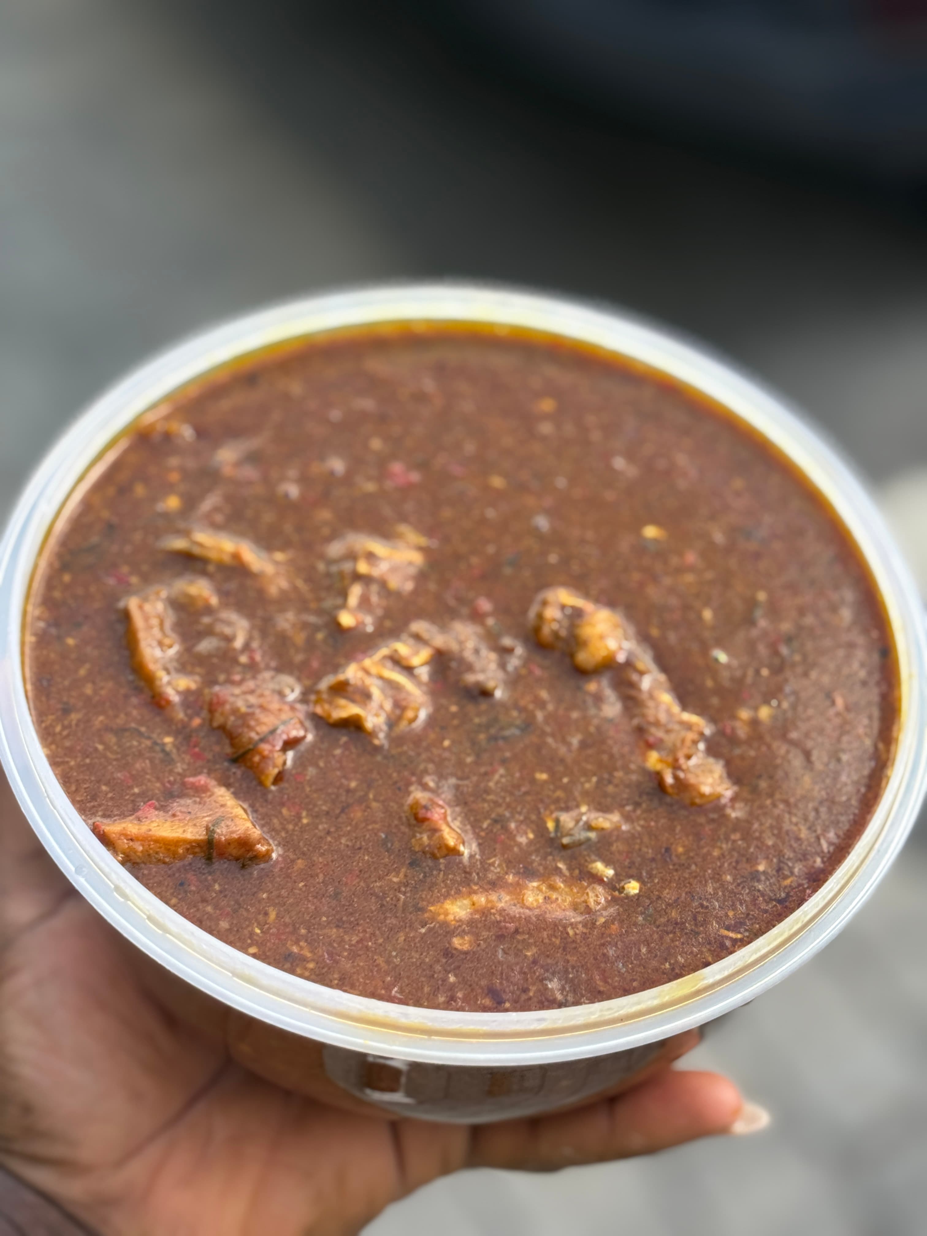 Ogbono, Swallow & Assorted Protein